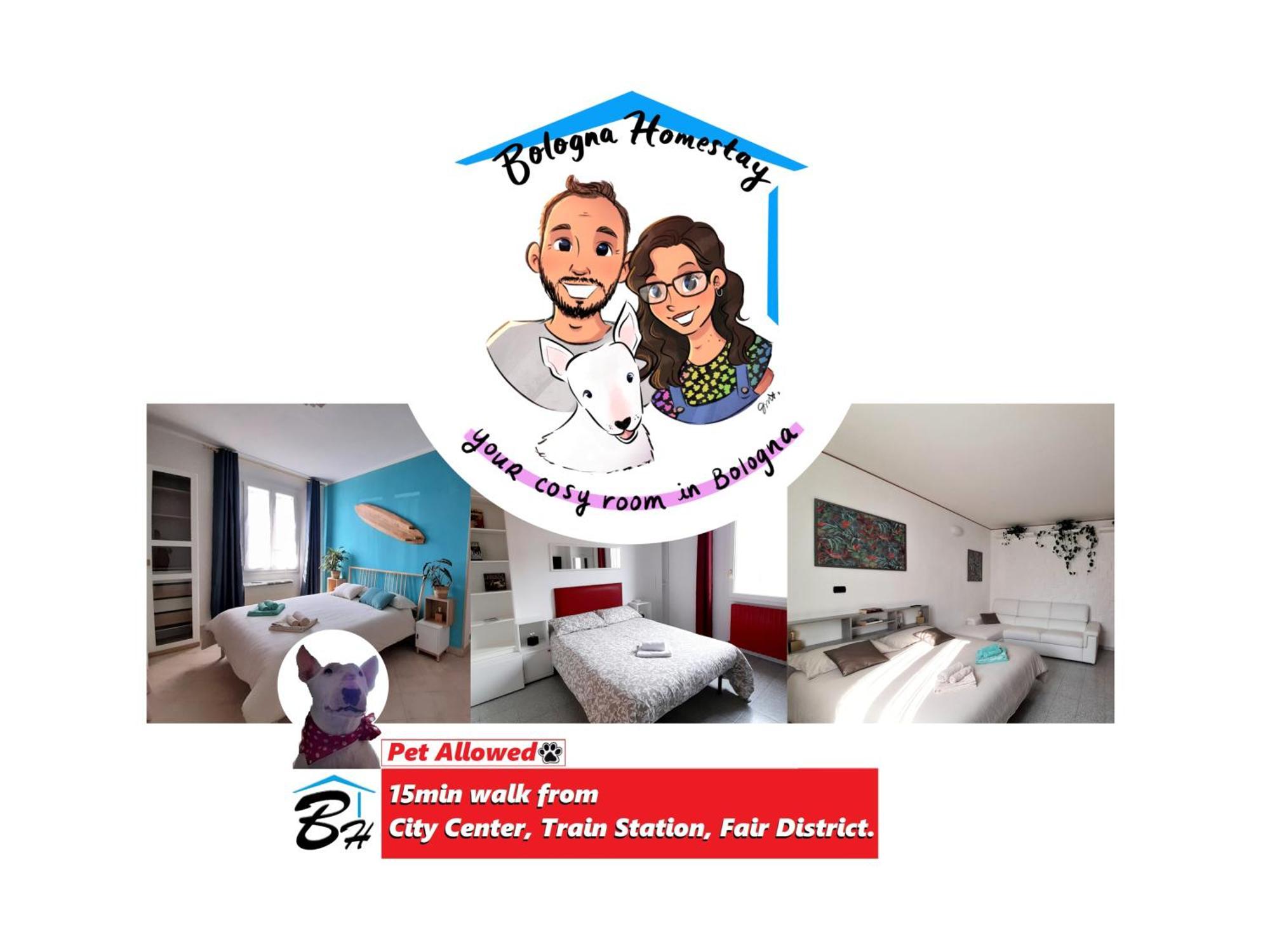 Bologna Homestay מראה חיצוני תמונה